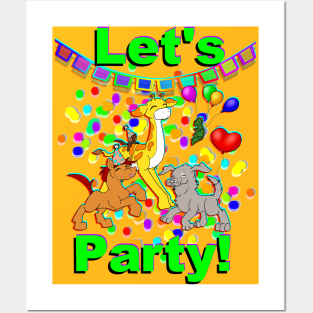 Let's Party Posters and Art